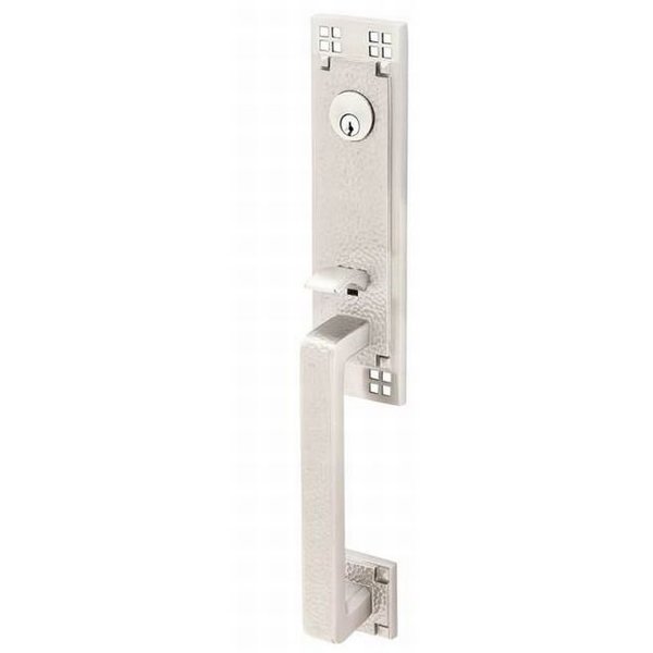 Satin Nickel Handleset 4801HLOUS15LH, EMTEK, Mfr# 4801HLOUS15LH